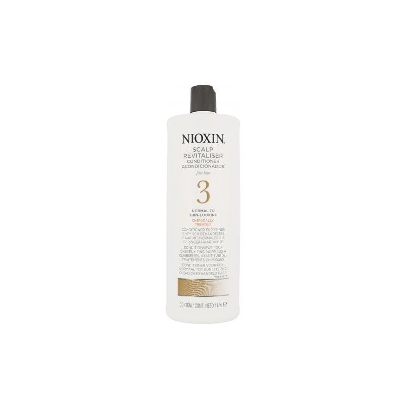 Nioxin System 3 1000 ml kondicionér pro počáteční řídnutí jemných vlasů pro ženy