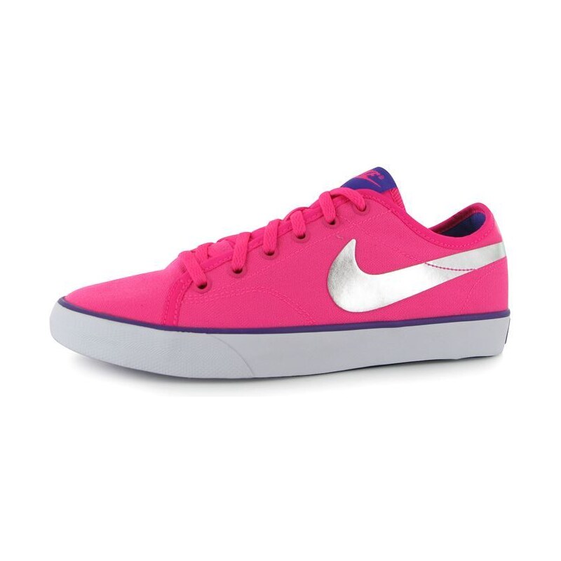 Nike Primo Canvas Ladies Trainers Pink/Silver 4 (37.5)