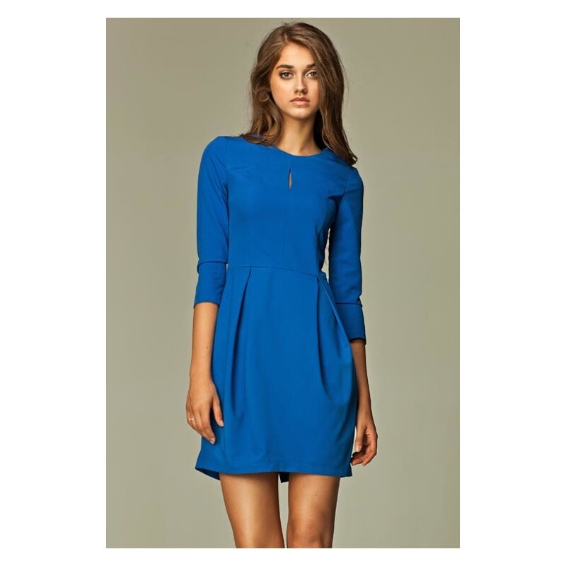 Dámské šaty Nife S32, modrá, 42