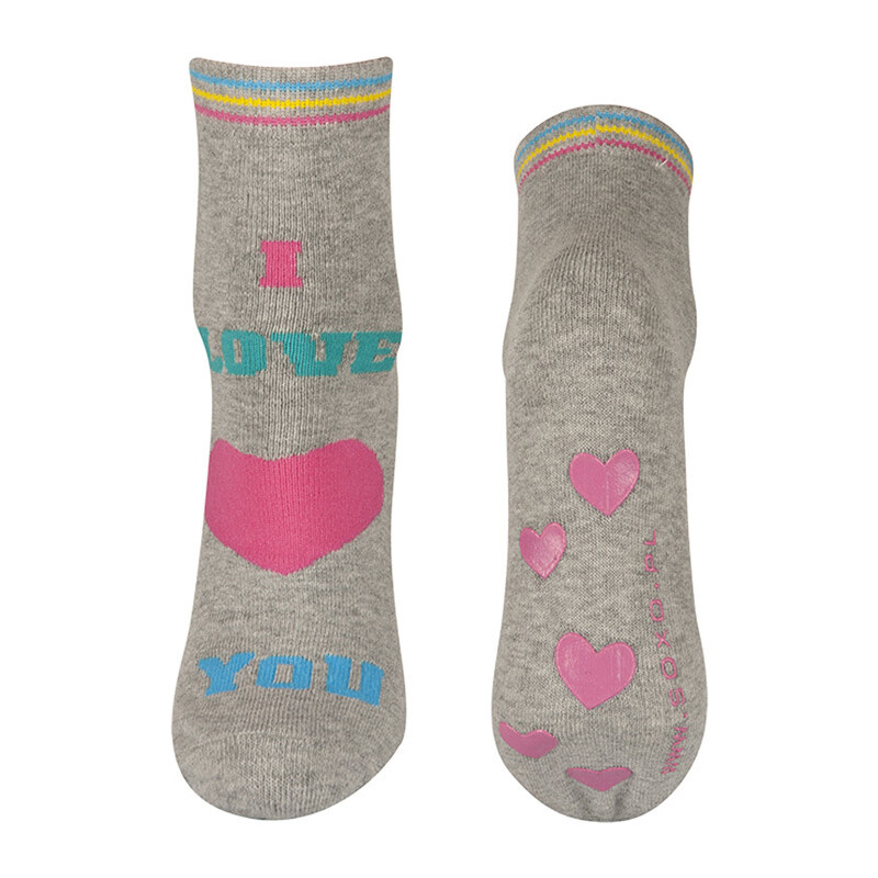 Ponožky Soxo 4598 , šedá, univerzální