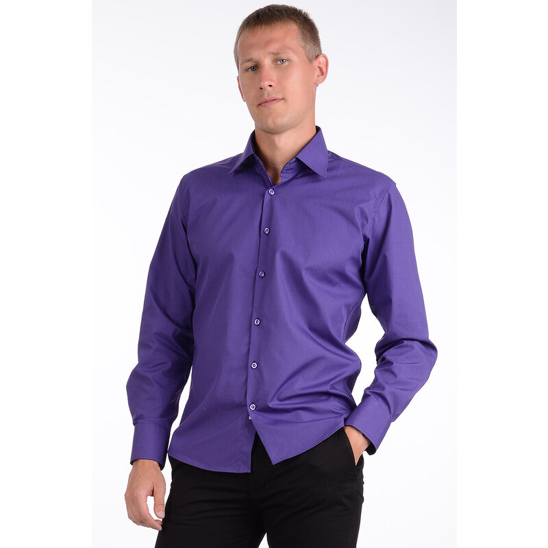 Košile Avaro Man K001, fialová