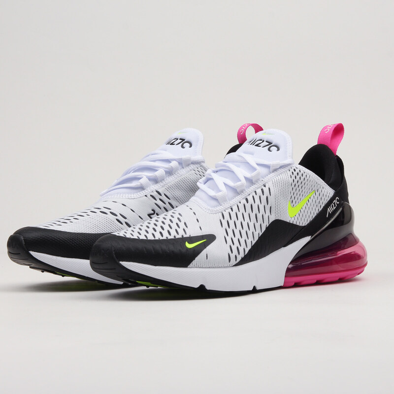 Nike Air Max 270 white volt black laser fuchsia GLAMI.cz