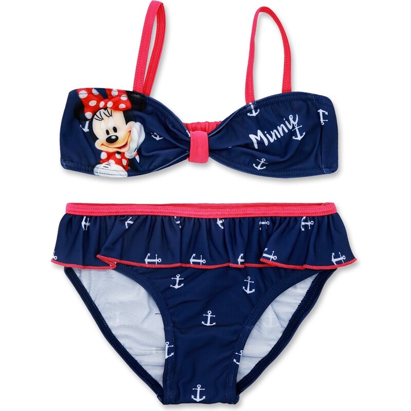 Setino Dívčí dvoudílné plavky Minnie Mouse - modré