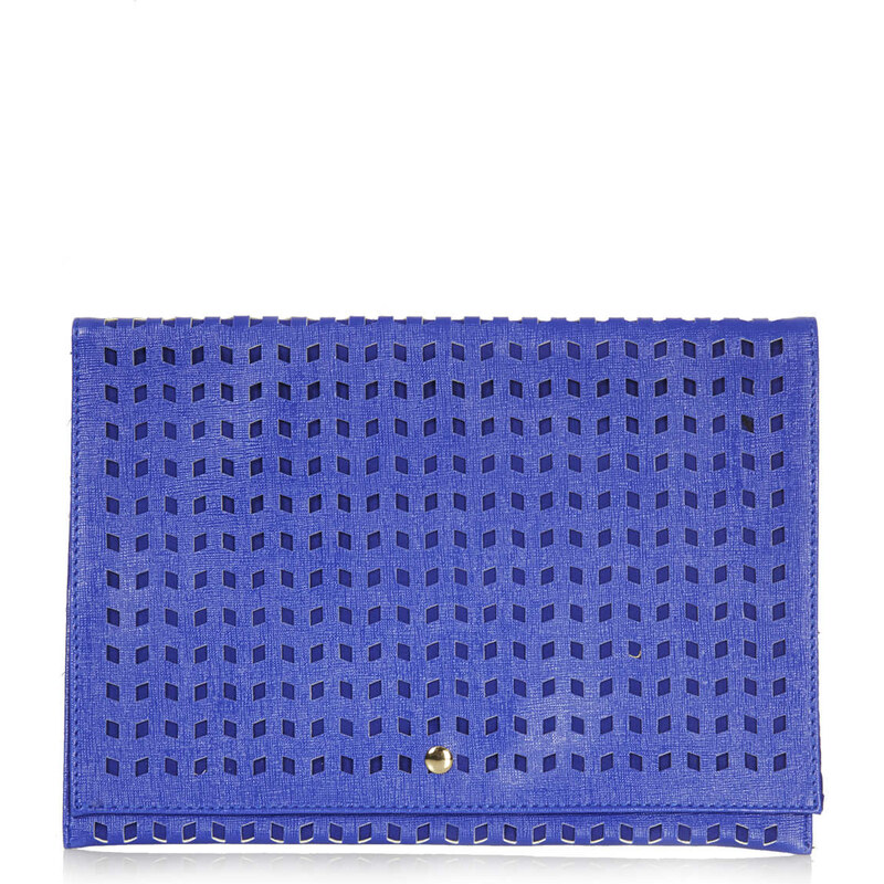 Topshop Perforated Clutch Bag