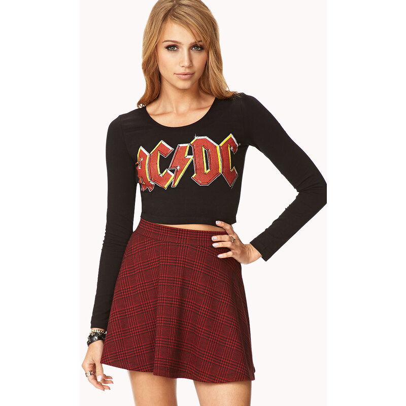 Forever 21 Favorite AC/DC Crop Top