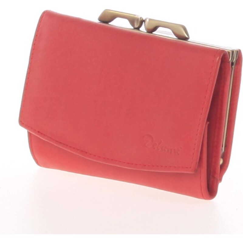 Dámská kožená peněženka červená - Delami Xiana červená