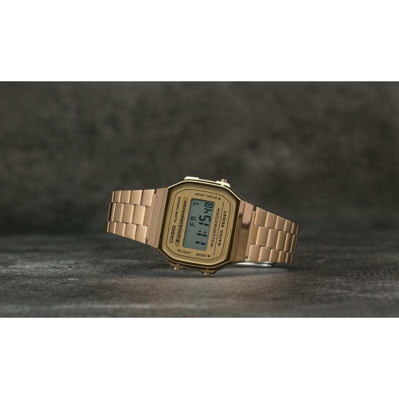 Pánské hodinky Casio A 168G-9 Gold