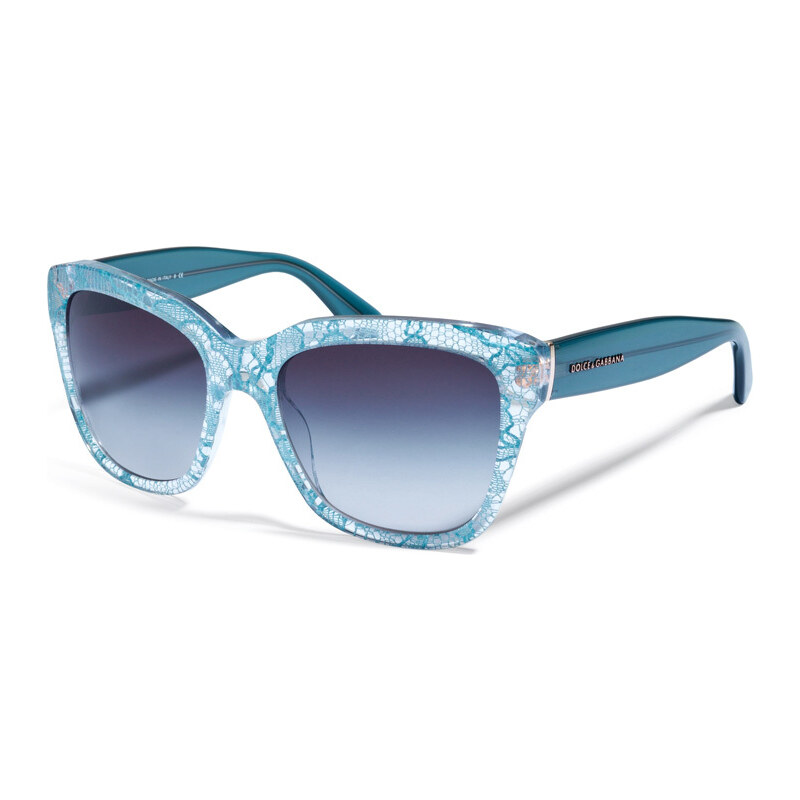 Dolce & Gabbana Cat-Eye Gradient Sunglasses with Lace
