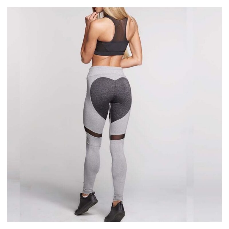 Carla Dámské Sportovní legíny Fitness SRDCE 115023806
