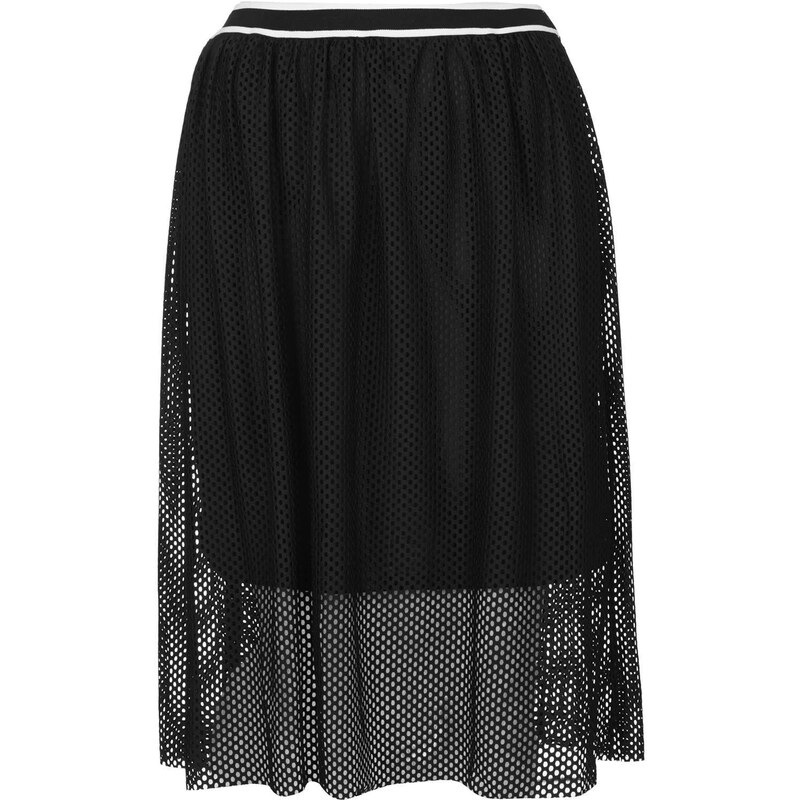 Topshop Airtex Midi Skirt