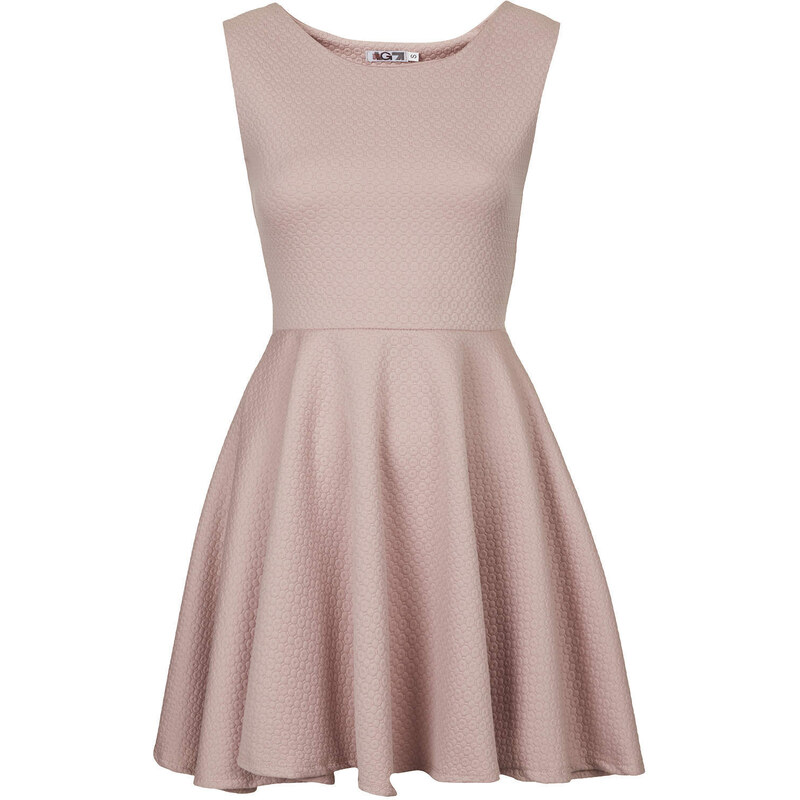 Topshop **Embossed Skater Dress by Wal G