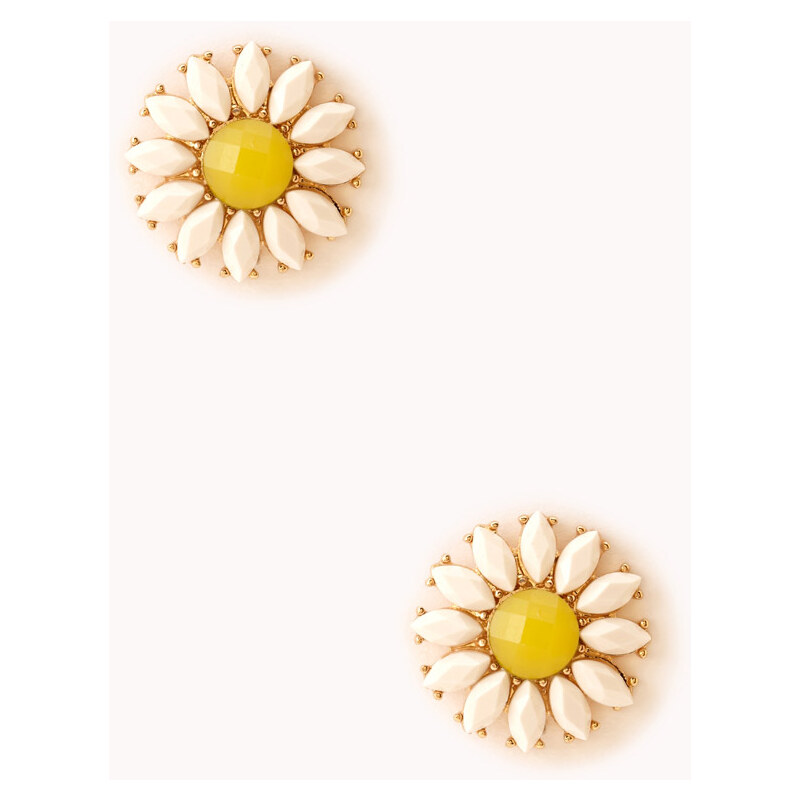 Forever 21 Standout Floral Studs