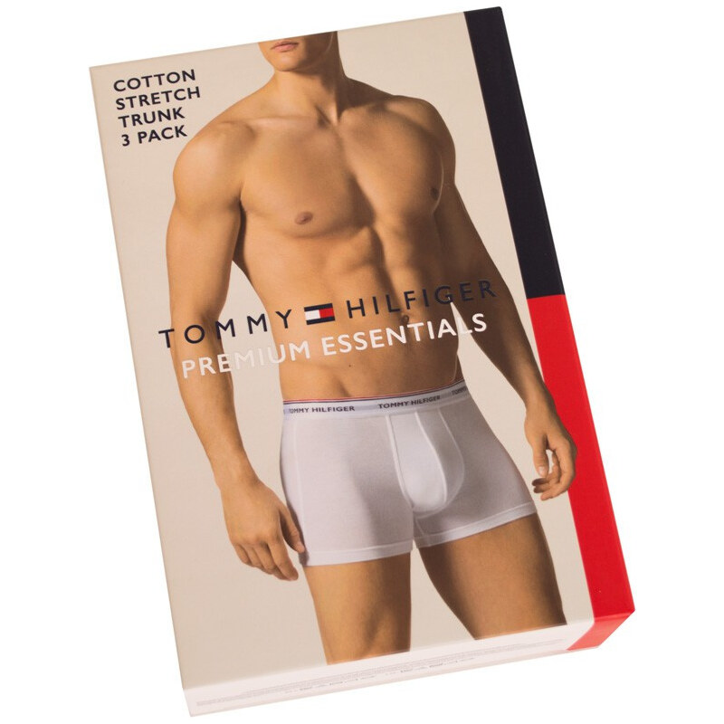 3PACK pánské boxerky Tommy Hilfiger vícebarevné nadrozměr (1U87905252 004) 3