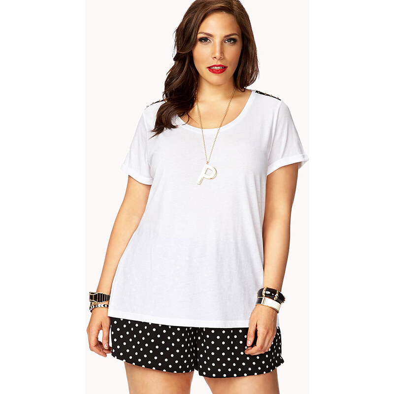 Forever 21 Spiked Tee