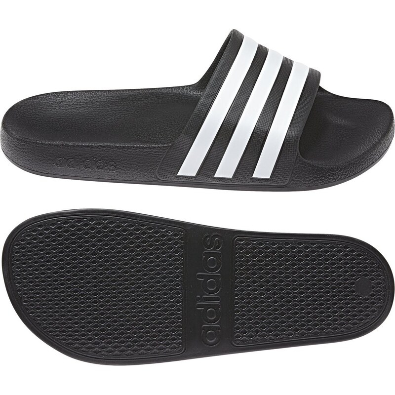 adidas Performance adidas ADILETTE AQUA CBLACK/FTWWHT/CBLACK