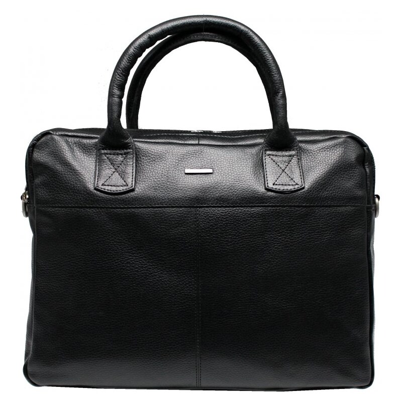 SEGALI Pánská kožená taška na notebook SG-27015 černá
