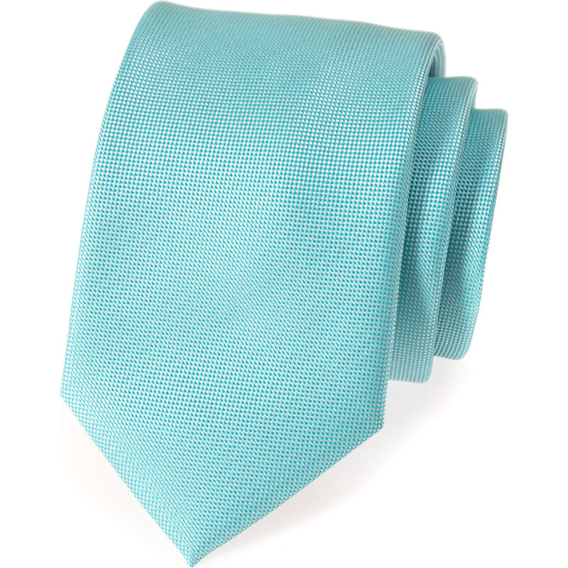 Avantgard Tyrkysová luxusní kravata