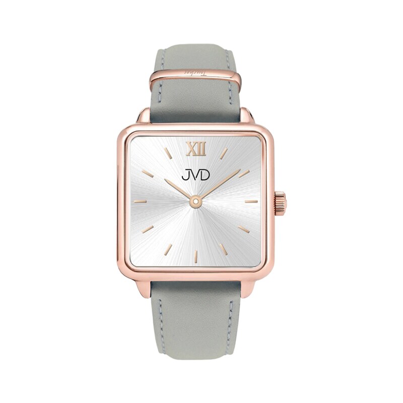 Luxusní dámské elegantní nerezové ocelové hranaté hodinky JVD J-TS21 38507600