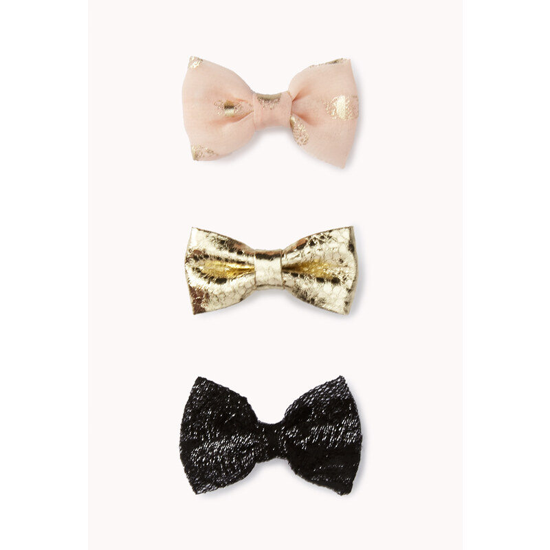 Forever 21 Luxe Hair Bow Set