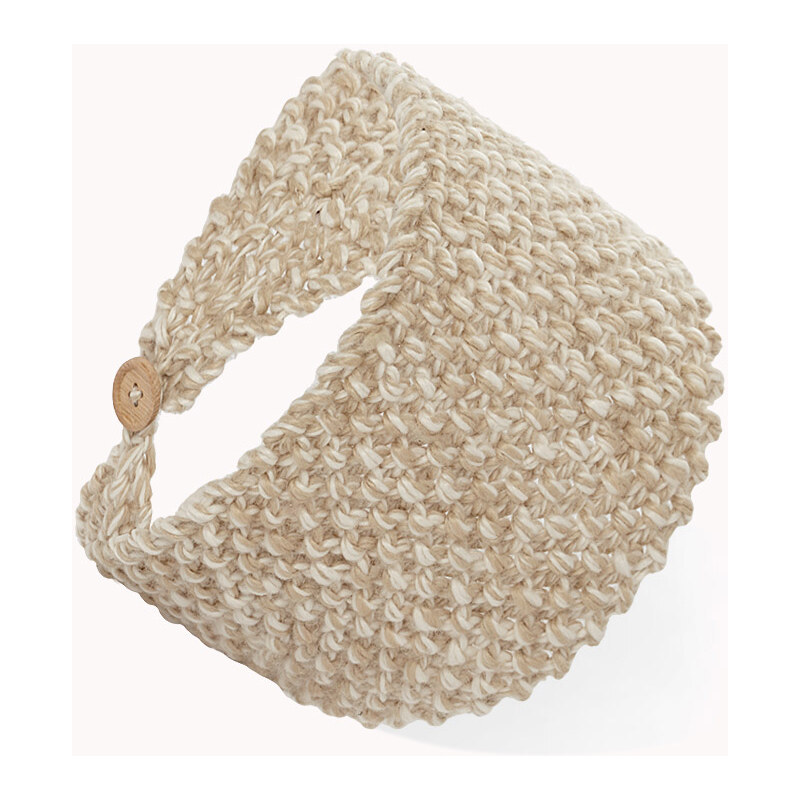 Forever 21 Marled Open-Knit Headband