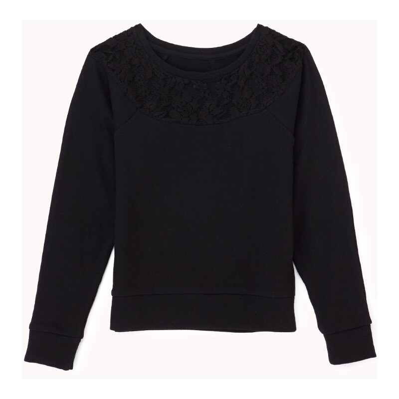 Forever 21 Lovely Lace Pullover