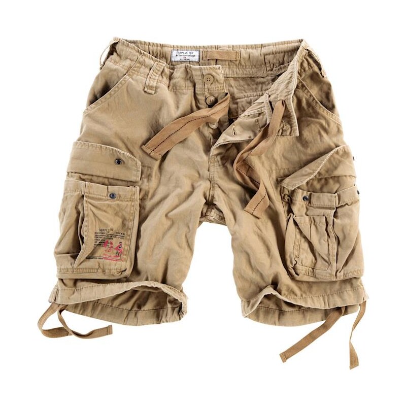 Surplus Kalhoty krátké Airborne Vintage Shorts béžové S