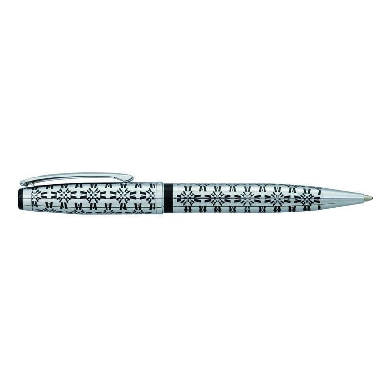 Vuarnet Kuličkové pero K2 logo, stříbrná/černá