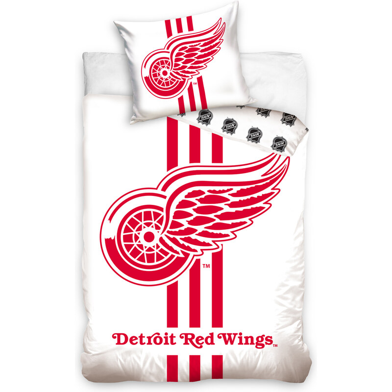 TipTrade Hokejové povlečení NHL Detroit Red Wings White