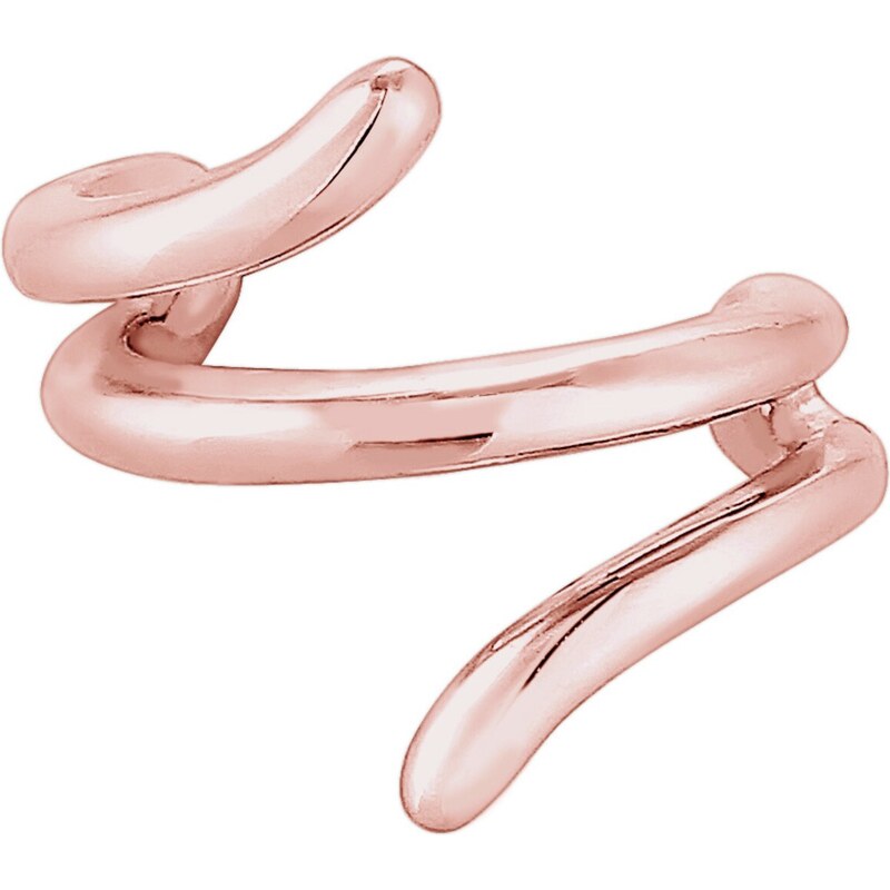 ELLI Náušnice Single Earcuff růžově zlatá