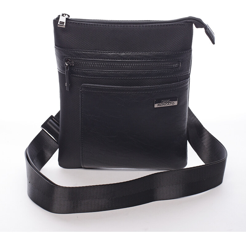 Stylová pánská crossbody Baltasar Ciak Roncato černá