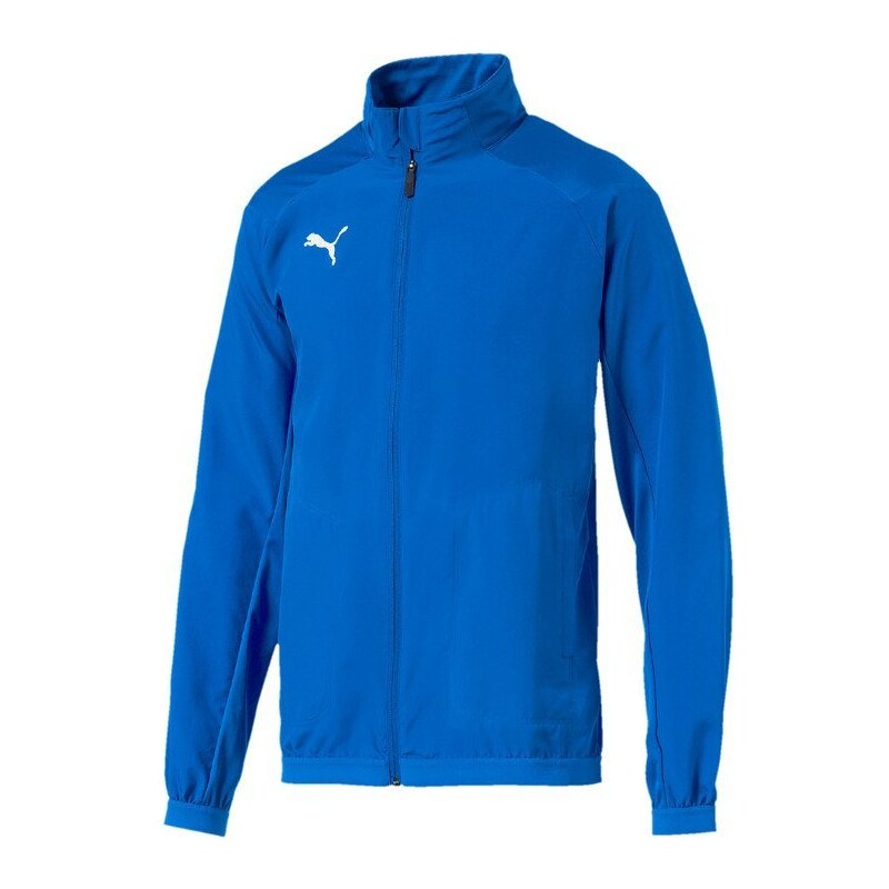 Puma Bunda LIGA Sideline Jacket Electric Blue Lemon pánské