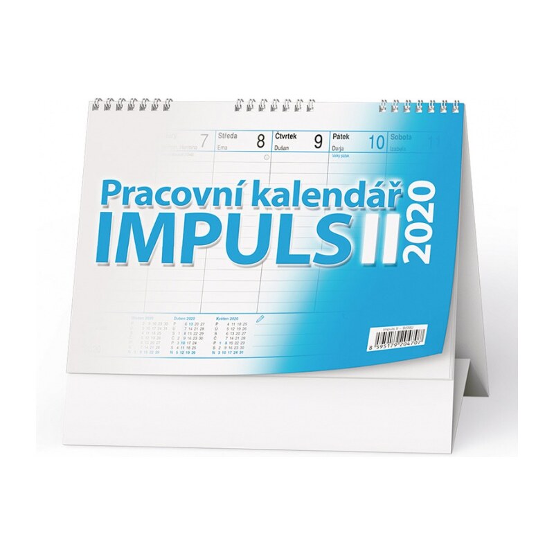 Baloušek s.r.o. Stolní kalendář Pracovní kalendář IMPULS II 2020 BSM2-20