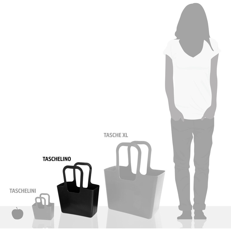 TASCHE plážová taška, zásobník, stojan na časopisy a noviny a na hračky Organic KOZIOL