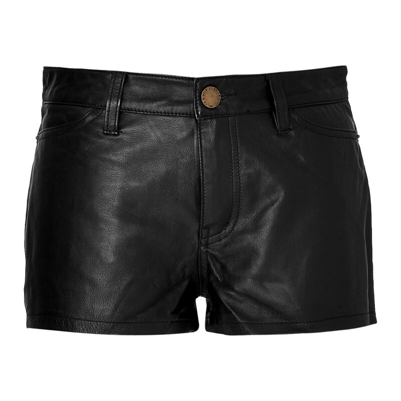 Current Elliott by Charlotte Gainsbourg Leather Shorts