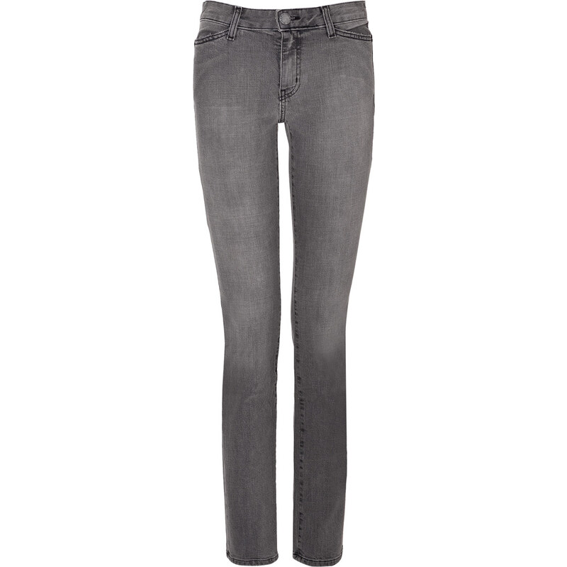 Current Elliott by Charlotte Gainsbourg The Mid Rise Slim Straight Jeans