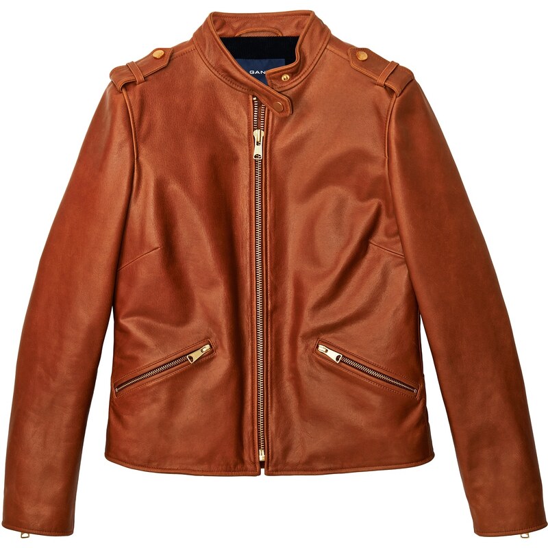 Gant Leather Biker Jacket