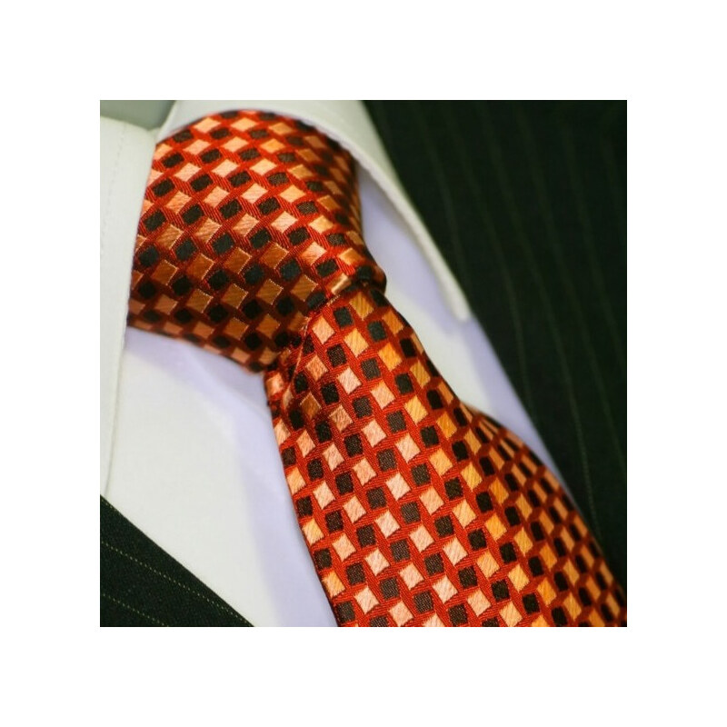 BINDER DE LUXE kravata vzor 673 100% hedvábí