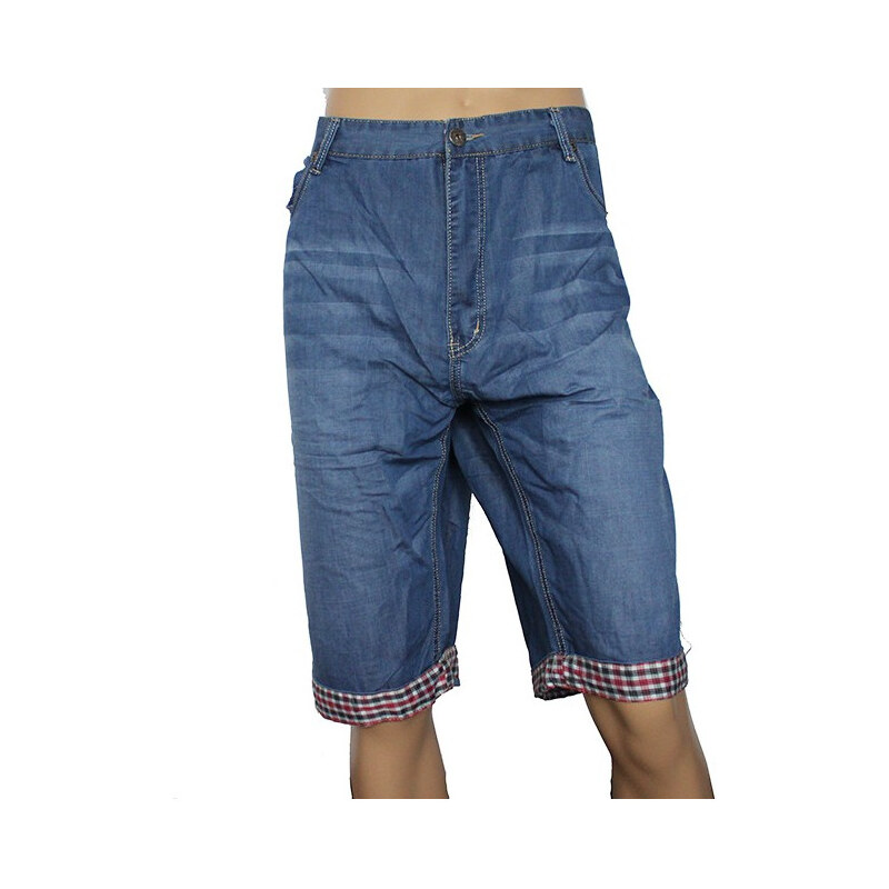 DG-SHOP.CZ LIANS kalhoty pánské LA210 kraťasy jeans nadměrná velikost