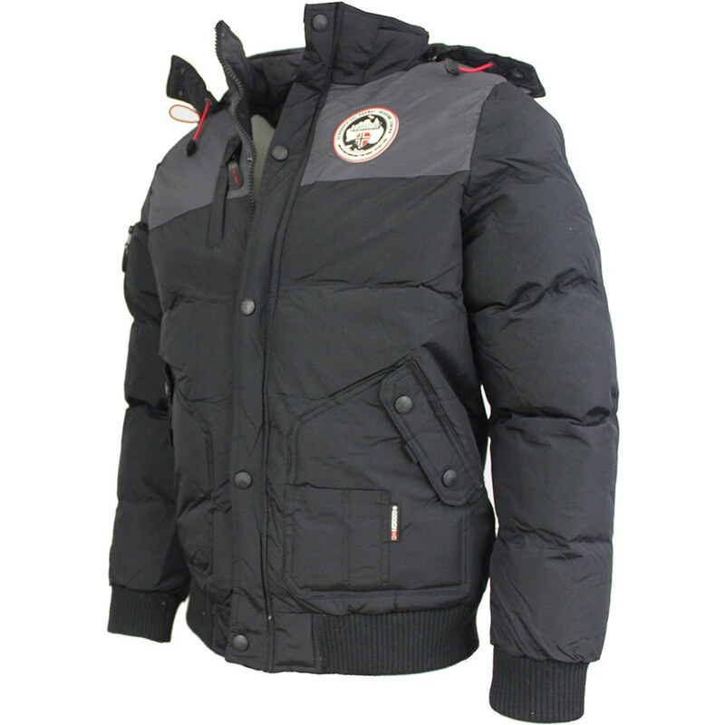 GEOGRAPHICAL NORWAY bunda pánská VOLVA MEN JKT 005 zimní, prošívaná s kapucí