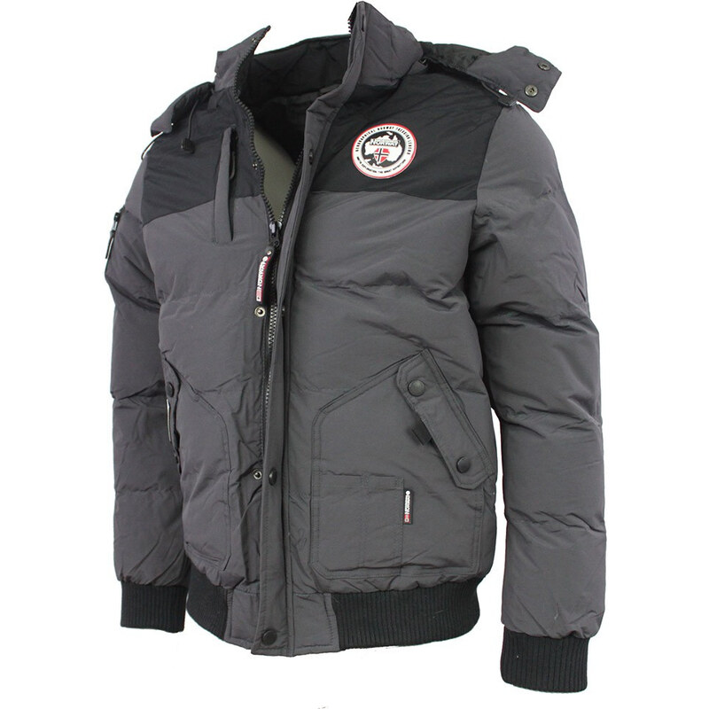 GEOGRAPHICAL NORWAY bunda pánská VOLVA MEN JKT 005 zimní, prošívaná s kapucí