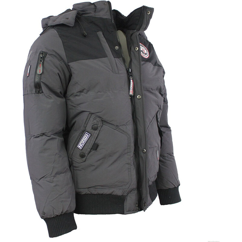 GEOGRAPHICAL NORWAY bunda pánská VOLVA MEN JKT 005 zimní, prošívaná s kapucí