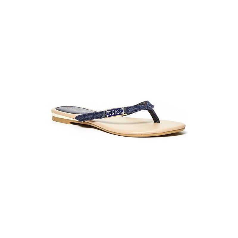 GUESS sandálky Kassie Thong Sandals modré, 11190-37.5