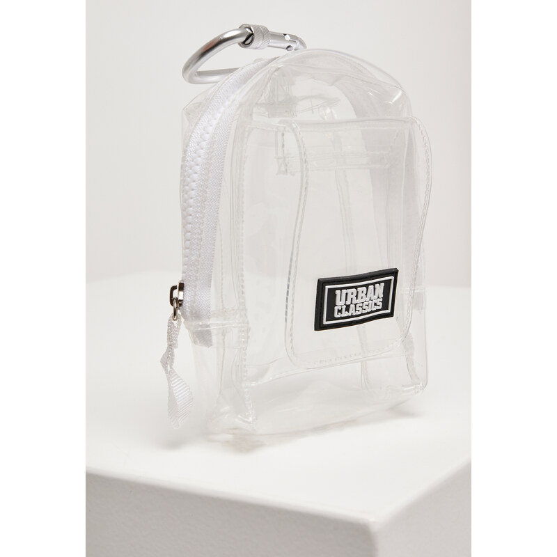 Urban Classics Průhledná mini taška s průhledným háčkem