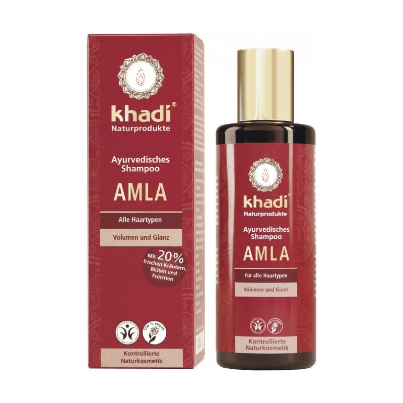 Khadi Amla - šampon pro objem a lesk vlasů 500ml