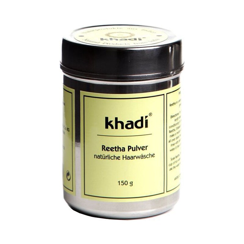 Khadi prášek Reetha - jemný práškový šampon na mastné vlasy 150g