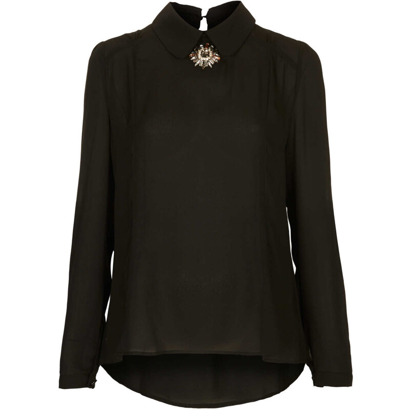 Topshop **Victorian Brooch Blouse by Sister Jane