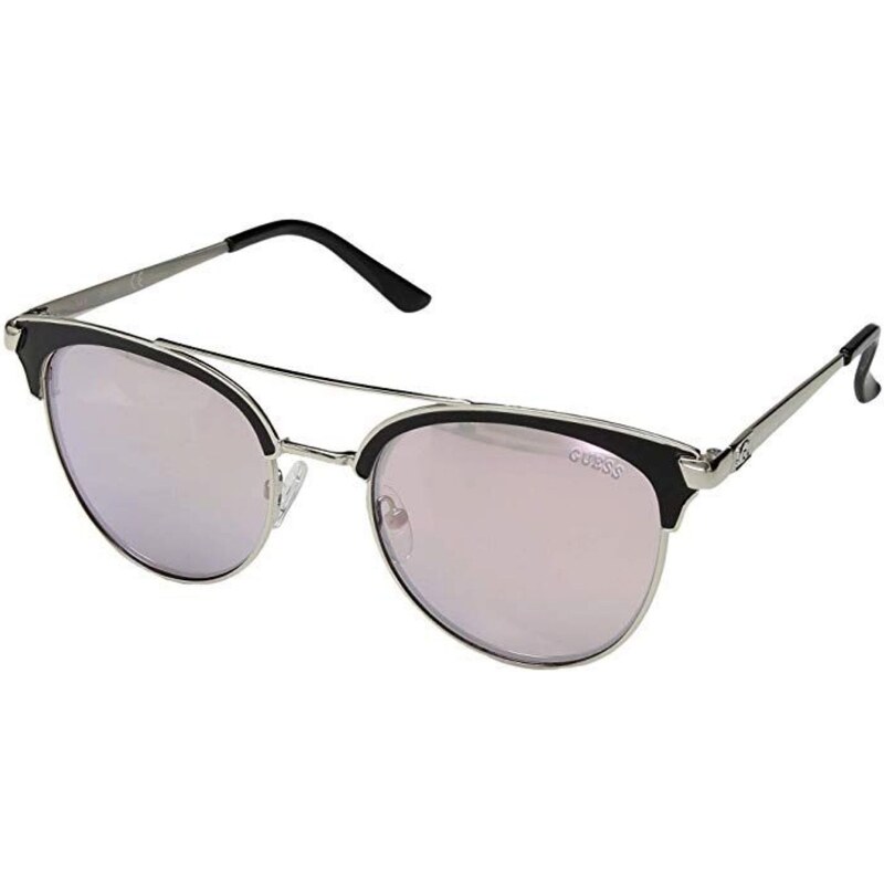 GUESS brýle Festival Round Browline Sunglasses černé, 11749