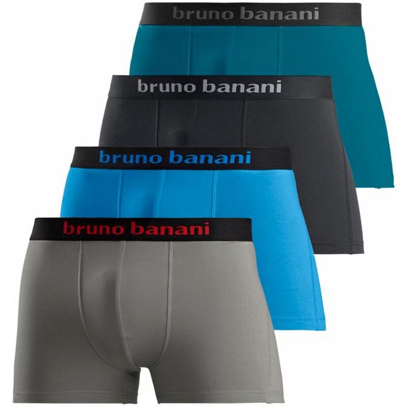 Bruno Banani Boxerky tyrkysová / kouřově šedá / petrolejová /