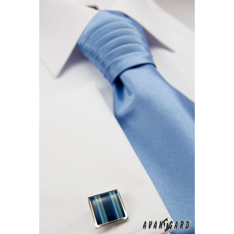 Svatební kravata Avantgard PREMIUM Modrá 577 9014