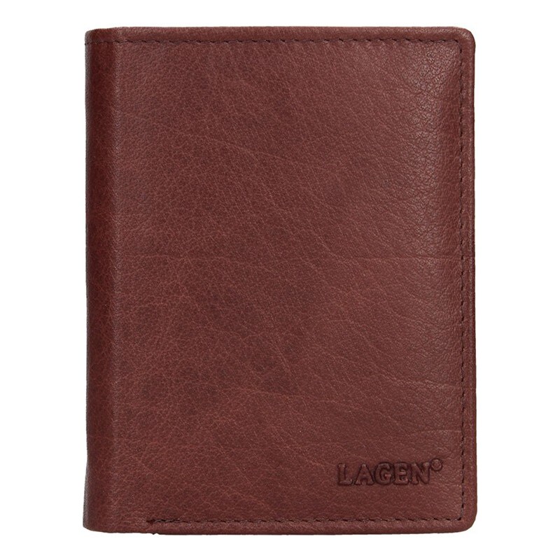 Pánská kožená peněženka Lagen Liam - hnědá